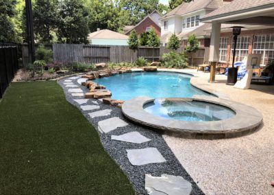 The Cradic Project - Salt Water Pool & Spa with Covered Outdoor Living Area & Landscaping