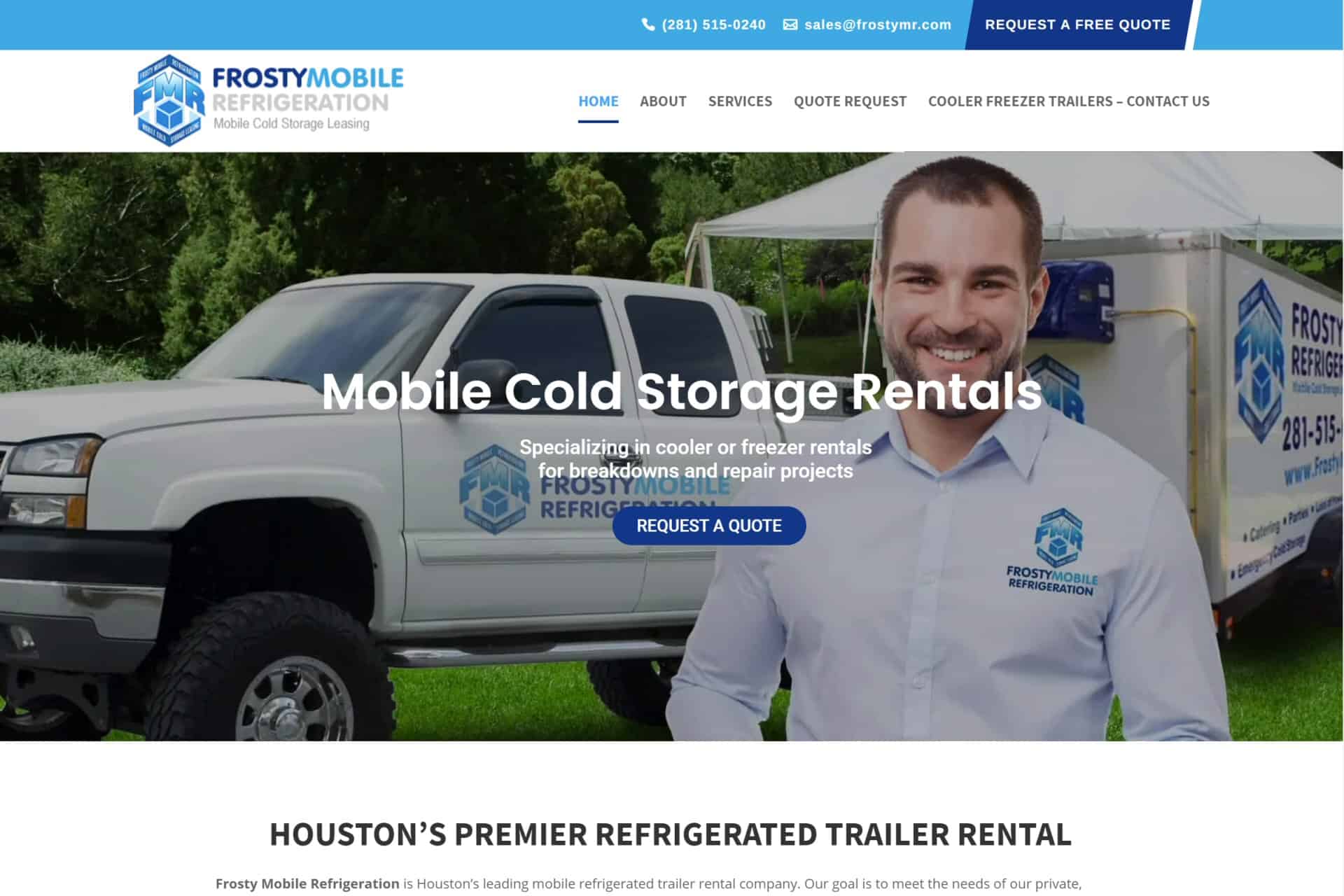 Frosty Mobile Refrigeration by All Star Pools