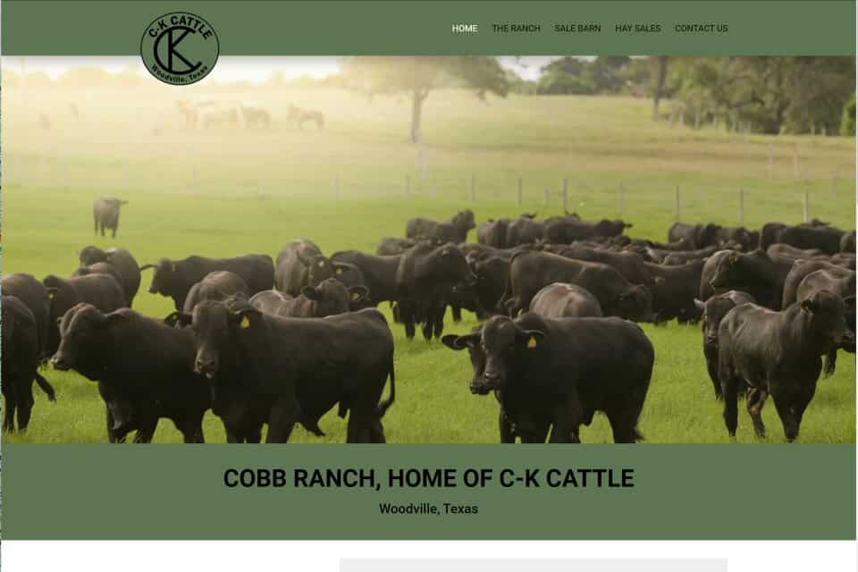 Cobb Ranch, Home of C-K Cattle by All Star Pools